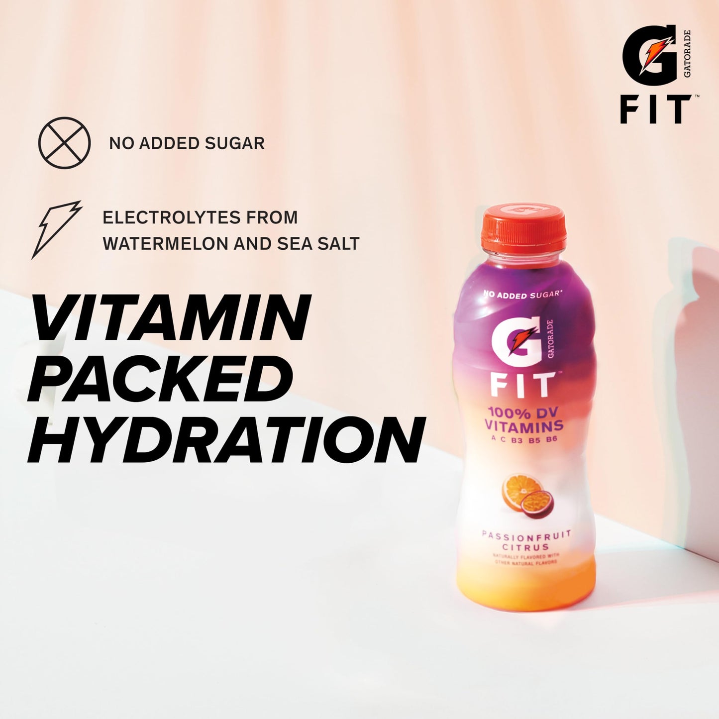 Gatorade Fit Electrolyte Beverage,Healthy Real Hydration,New 2.0 4 Flavor Variety Pack,16.9.oz Bottles,(Pack of 24)