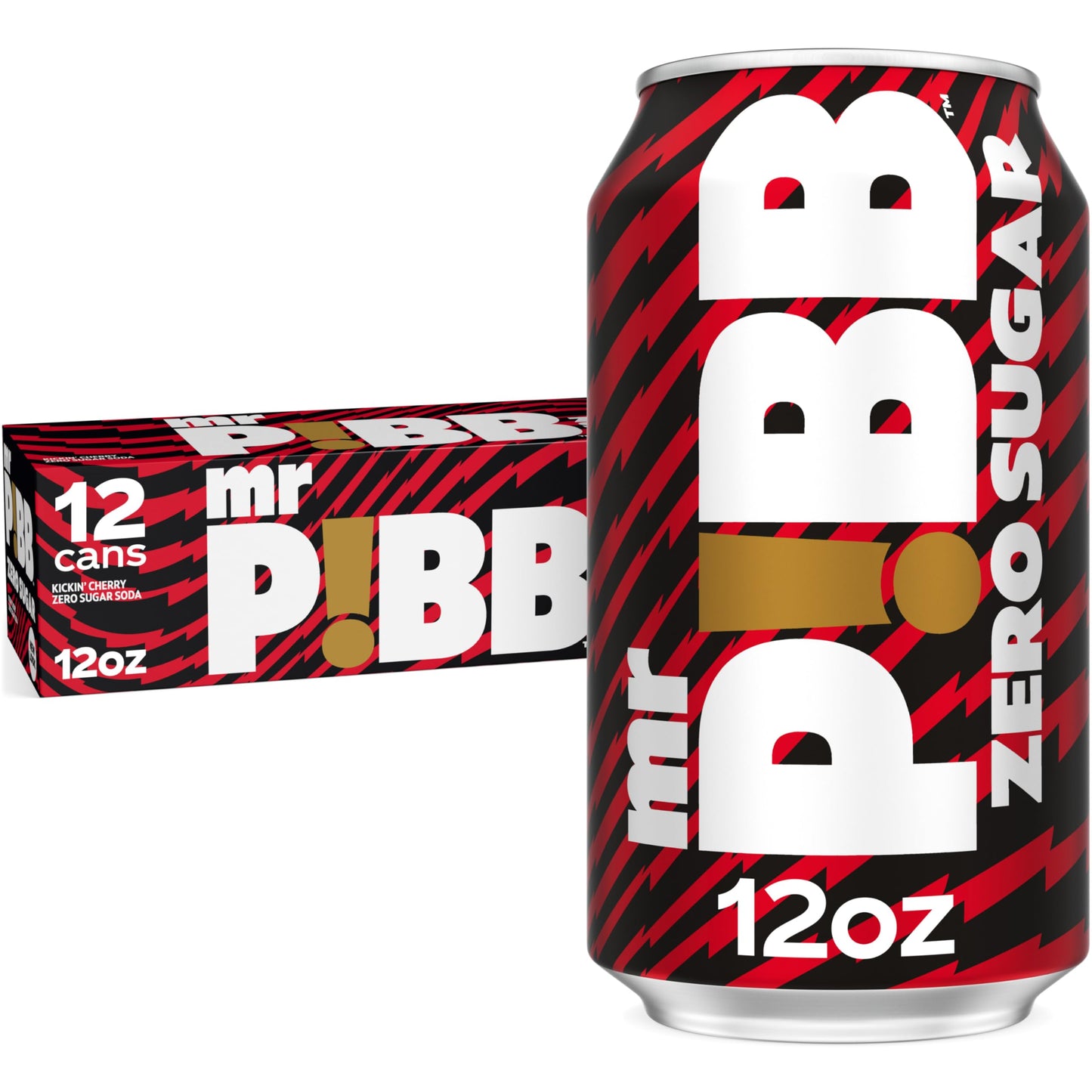 Mr Pibb Zero Sugar 12oz 12pk