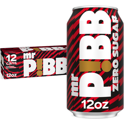 Mr Pibb Zero Sugar 12oz 12pk