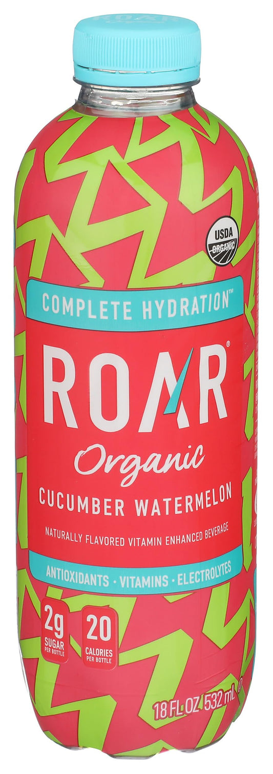 Roar Beverages Cucumber Watermelon Organic, 4.09 oz