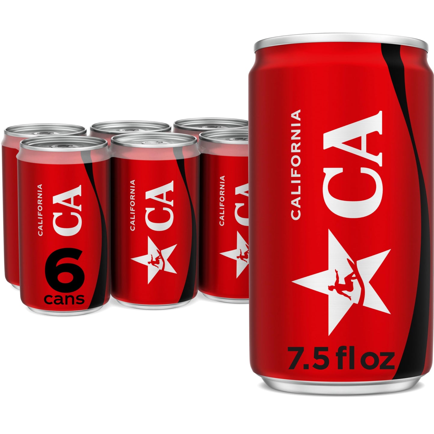 Coke Zero Sugar Mini-Can 7.5 fl oz, 6 Pack (Package May Vary)