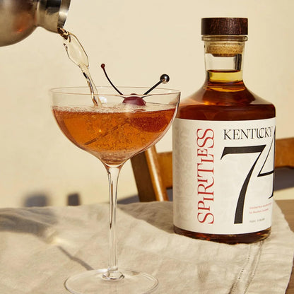 Spiritless Kentucky 74 Distilled Non-Alcoholic Whiskey Bundle with Australian Coffee Bitters – Old Fashioned - Premium Zero-Proof Liquor Spirits for a Refreshing Experience