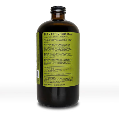 Explorer Organic Chai Tea Concentrate, Magician Spiced Honey, Drink Iced or Hot, 32 fl oz, Makes 8 Cups