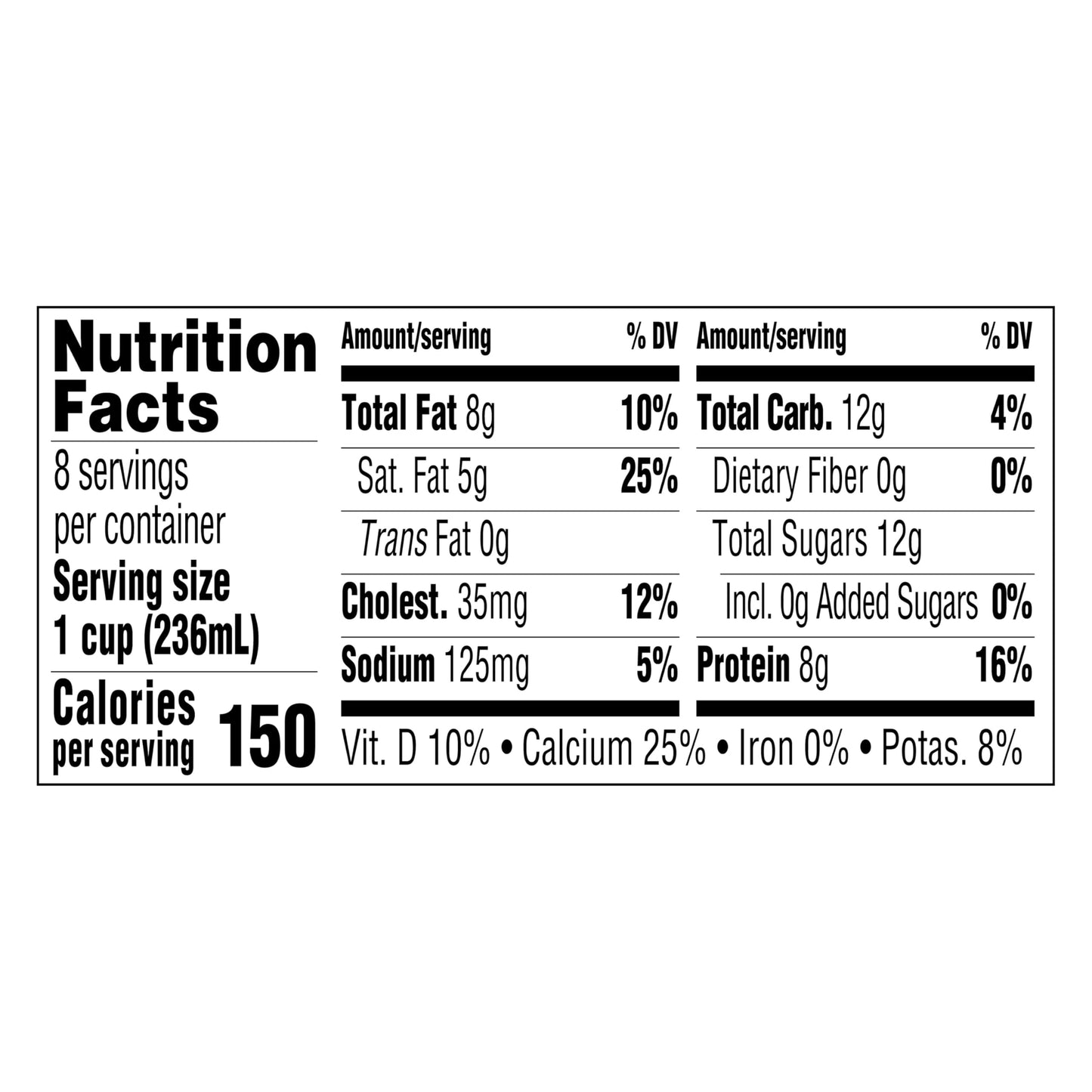 Amazon Grocery, Whole Milk, Half Gallon, 64 Fl Oz