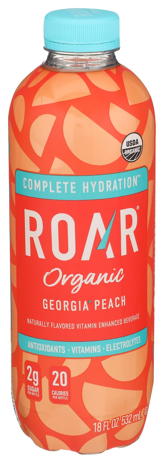 Roar, Drink Hydration Georgia Peach Organic 18 Fl Oz