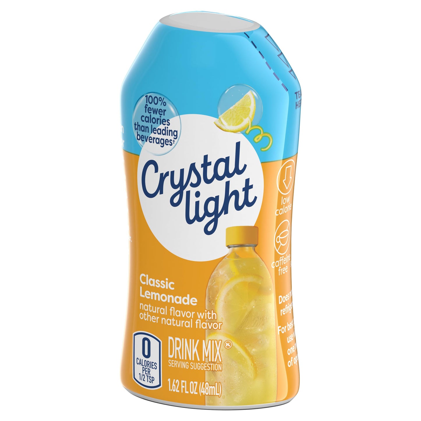 Crystal Light Liquid Lemonade Drink Mix, 1.62 fl oz Bottle (Pack of 2)