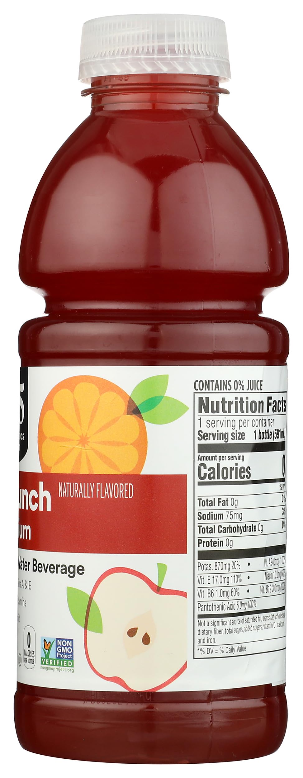 365 by Whole Foods Market, Nutrient Enhanced Water, Fruit Punch with Potassium, 20 Fl Oz