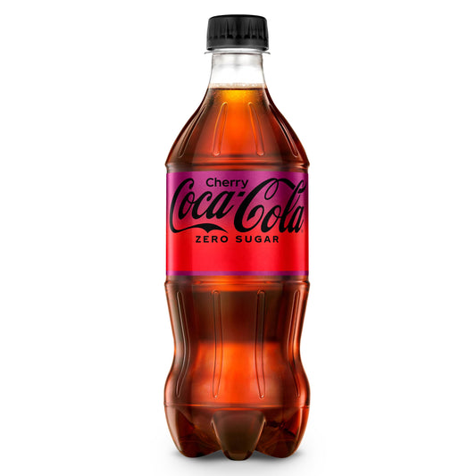 Coca-Cola Coke Cherry Zero Sugar 20 Fl Oz Bottle