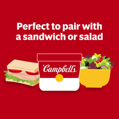 Campbell's Homestyle Chicken Noodle Soup, 15.4 Oz Microwavable Bowl (Case of 8)