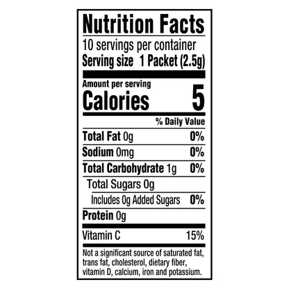 Crystal Light Drink Mix, 10 Packets, for Convenient On-the-Go Flavorful Hydration, Naturally flavored with other natural flavor Peach Mango Green Tea, Zero Sugar, 0.8 oz