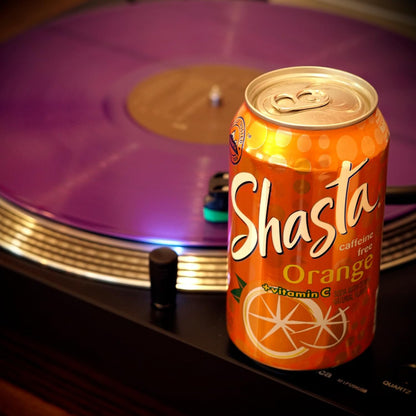 Shasta Orange | 12-Pack of 12oz Cans | Tangy & Sweet Orange Soda | Caffeine-Free | Family Favorite