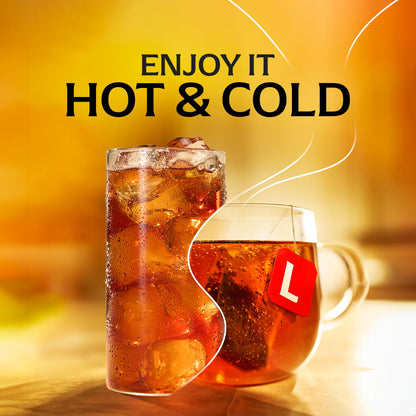 Lipton Decaf Black Tea Bags, Hot or Iced Caffeine Free Tea, 50 Tea Bags