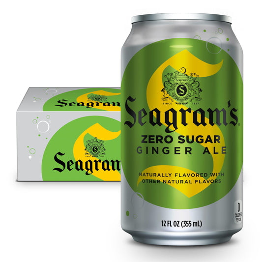 Seagram's Diet Ginger Ale, 12 fl oz, 12 Pack