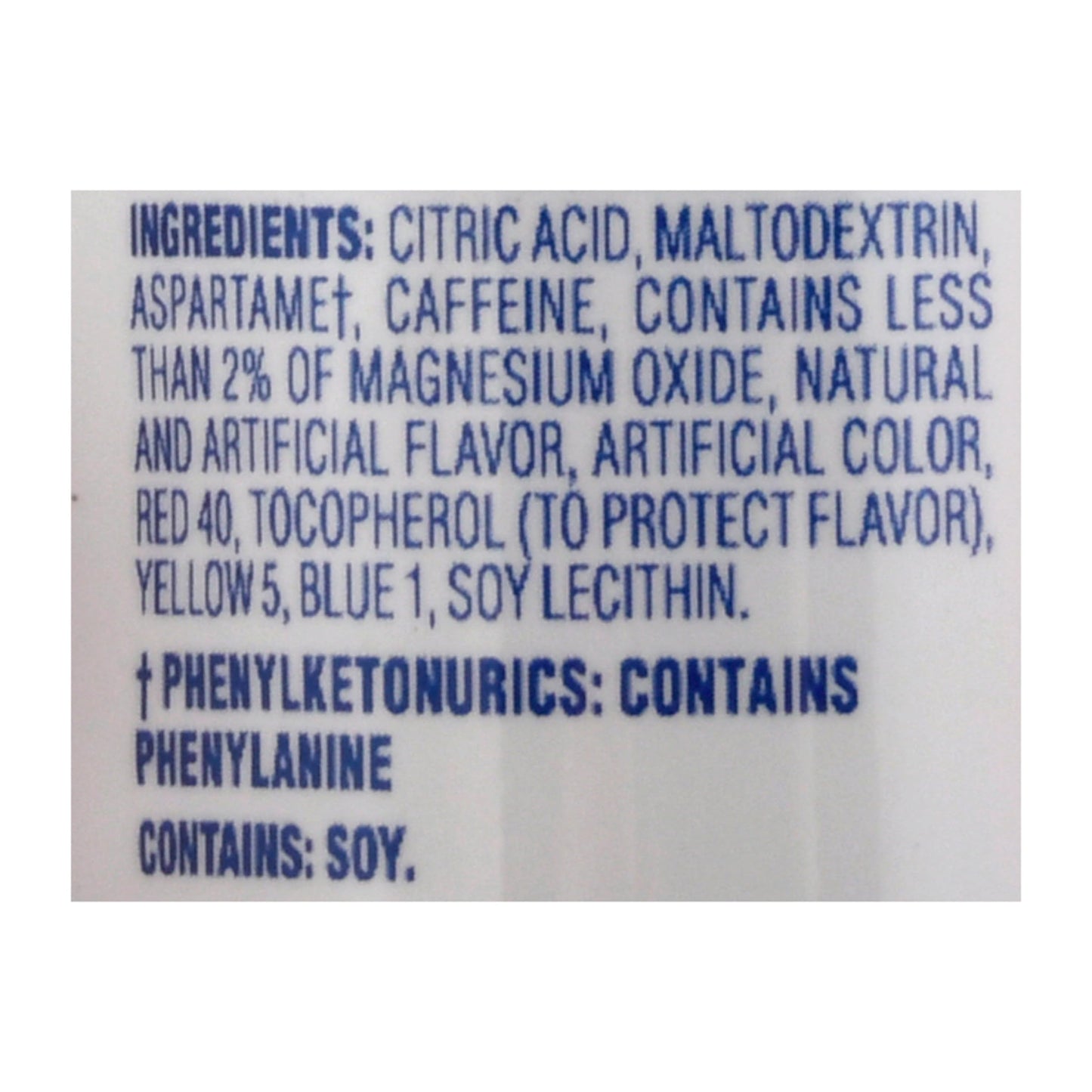 Crystal Light Wild Strawberry Artificially Flavored Powdered Drink Mix with Caffeine, 72 ct Pack, 12 Canisters of 6 Pitcher Packets