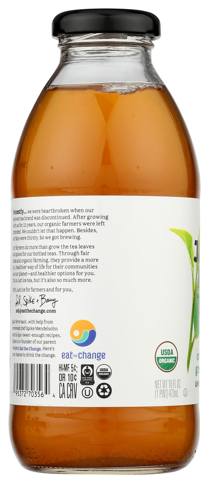 Just Ice Tea, Tea Green Original Organic, 16 Fl Oz
