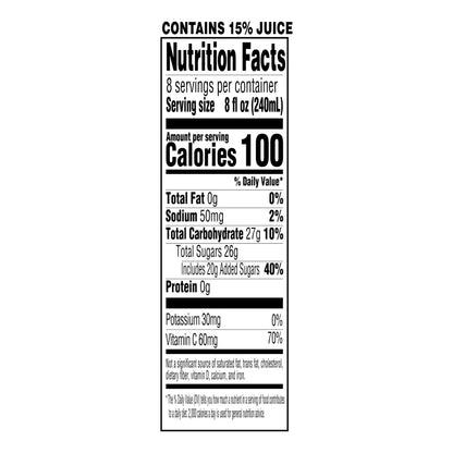 Amazon Grocery, Grape Cranberry Juice Cocktail, 64 Fl Oz