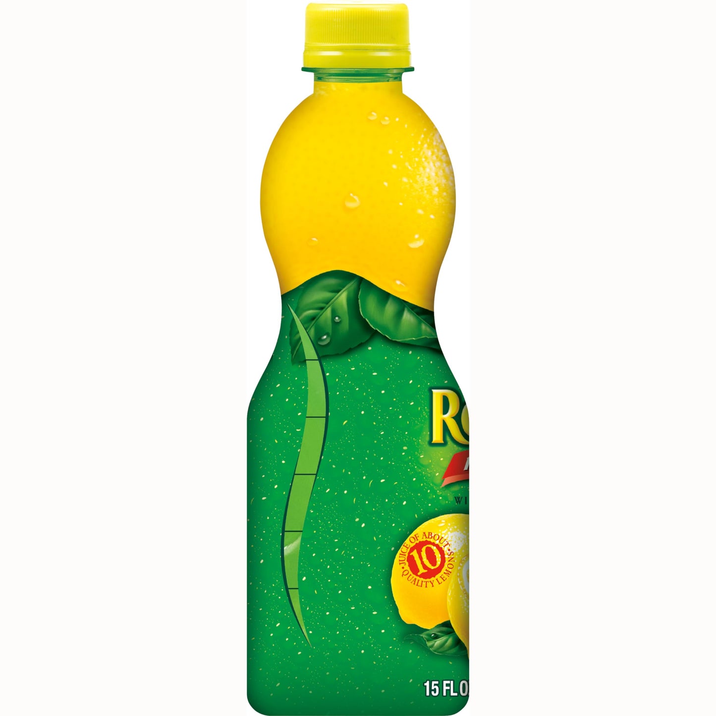 ReaLemon 100% Lemon Juice, 15 fl oz bottle (Pack of 12), Made with Lemon Juice from Concentrate, Gluten-Free, Sodium Free, Perfect Mixer to add to Cocktails and Marinades