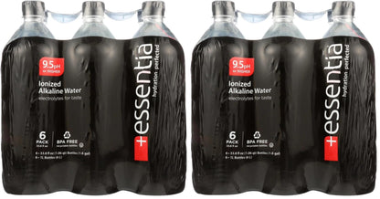 Essentia Water, Water Ionized Alkaline 6 Count, 202.8 Fl Oz (Pack of 2)