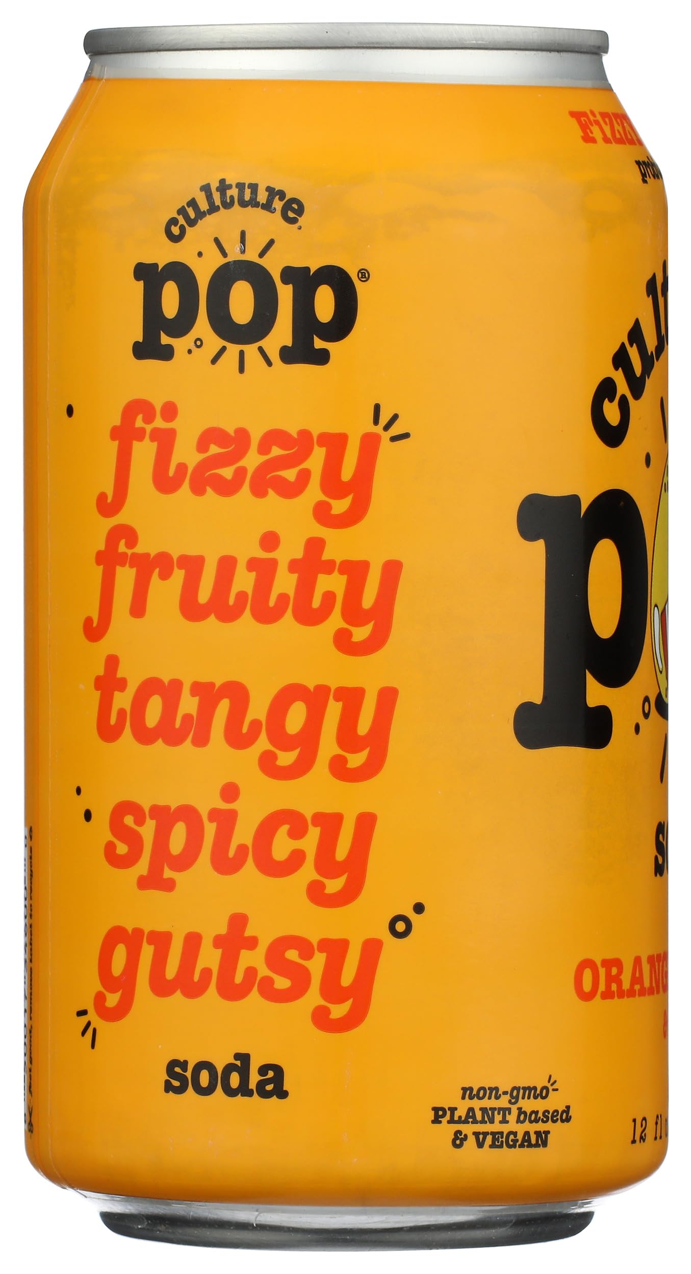 Culture Pop Soda Orange Mango & Lime Probiotic Soda, 12 FZ