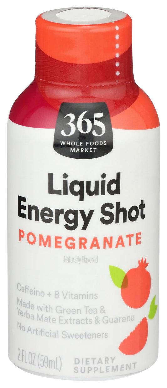 365 by Whole Foods Market, Liquid Energy Shot, Pomegranate, 2 fl oz