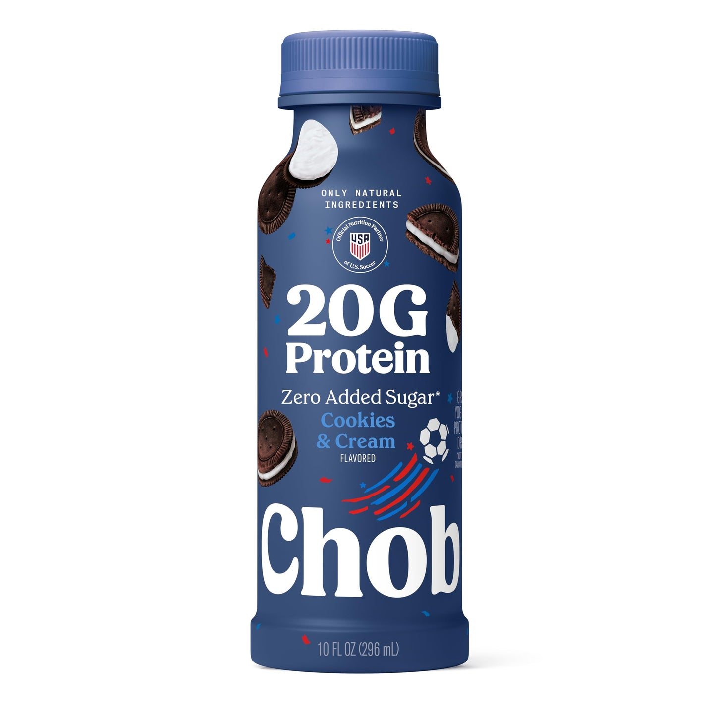 Chobani® 20g Low-Fat Greek Yogurt Drink Cookies & Cream 10 fl oz