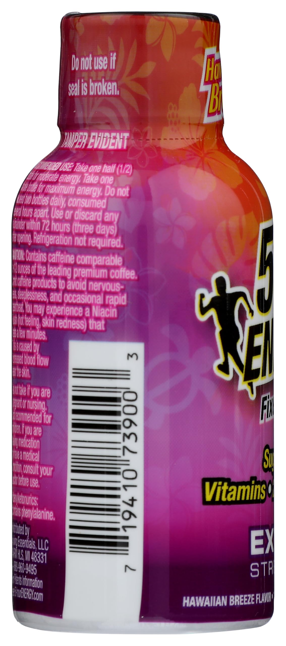 5-Hour Energy Sugar Free Hawaiian Breeze Energy Shot 1.93 oz