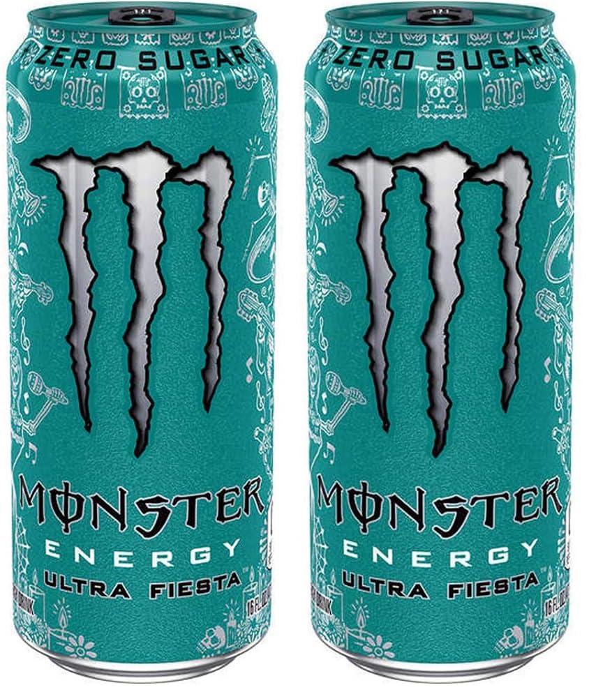 Monster Energy Drink, Ultra Fiesta, 16 fl oz (Pack of 2)