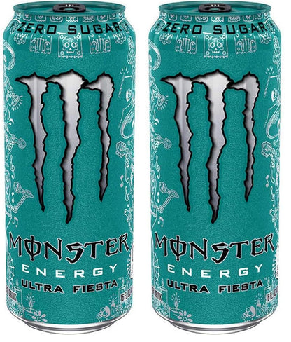 Monster Energy Drink, Ultra Fiesta, 16 fl oz (Pack of 2)