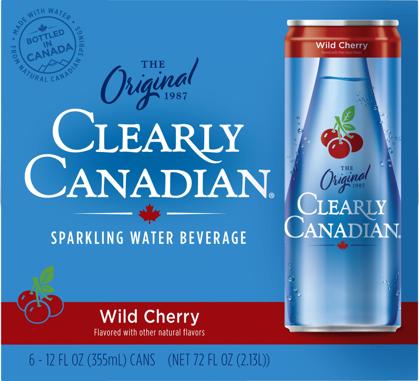 Clearly Canadian Wild Cherry 6pk Cans