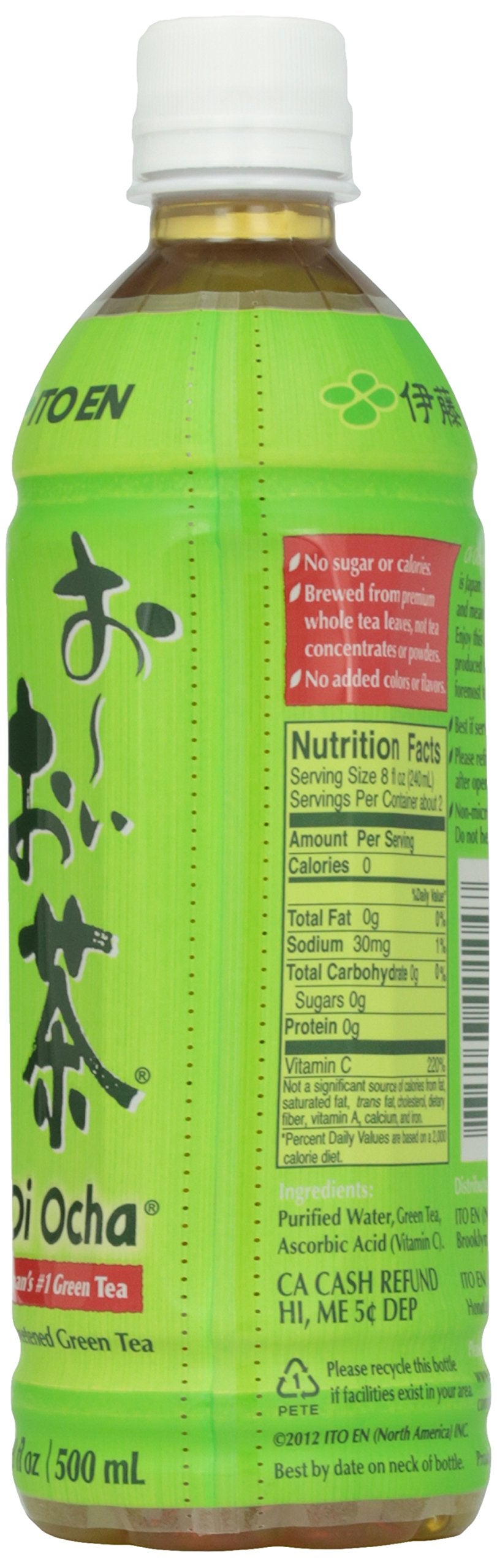 Ito En, Tea Green Japanese Oi Ocha, 16.9 Fl Oz