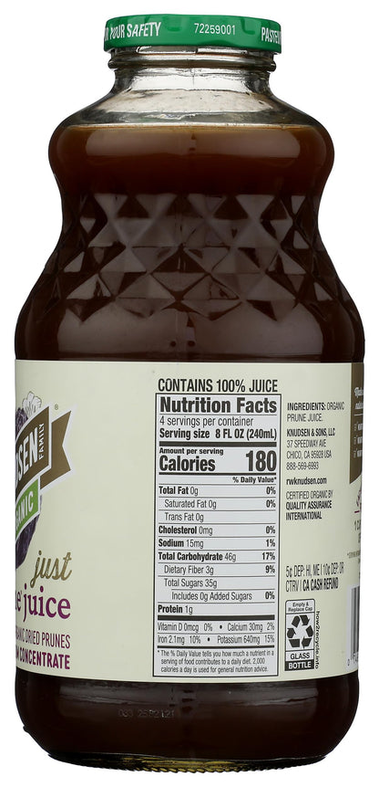 R.W. Knudsen Organic Prune Juice, 32 fl oz (Pack of 1)