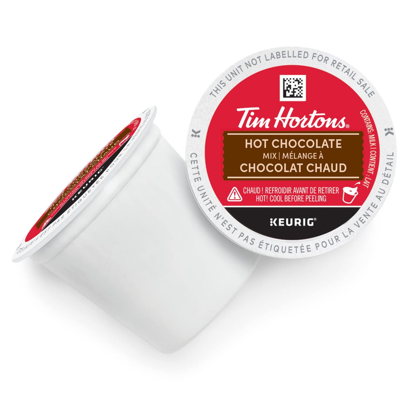 Tim Hortons Original Hot Chocolate, Single Serve Keurig K-Cup Pods, 60 Count
