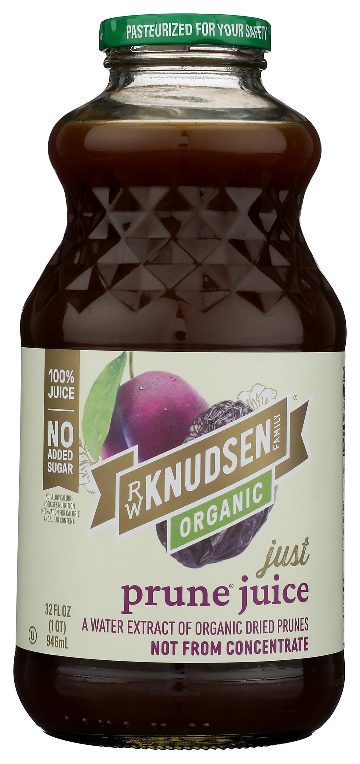 R.W. Knudsen Organic Prune Juice, 32 fl oz (Pack of 1)