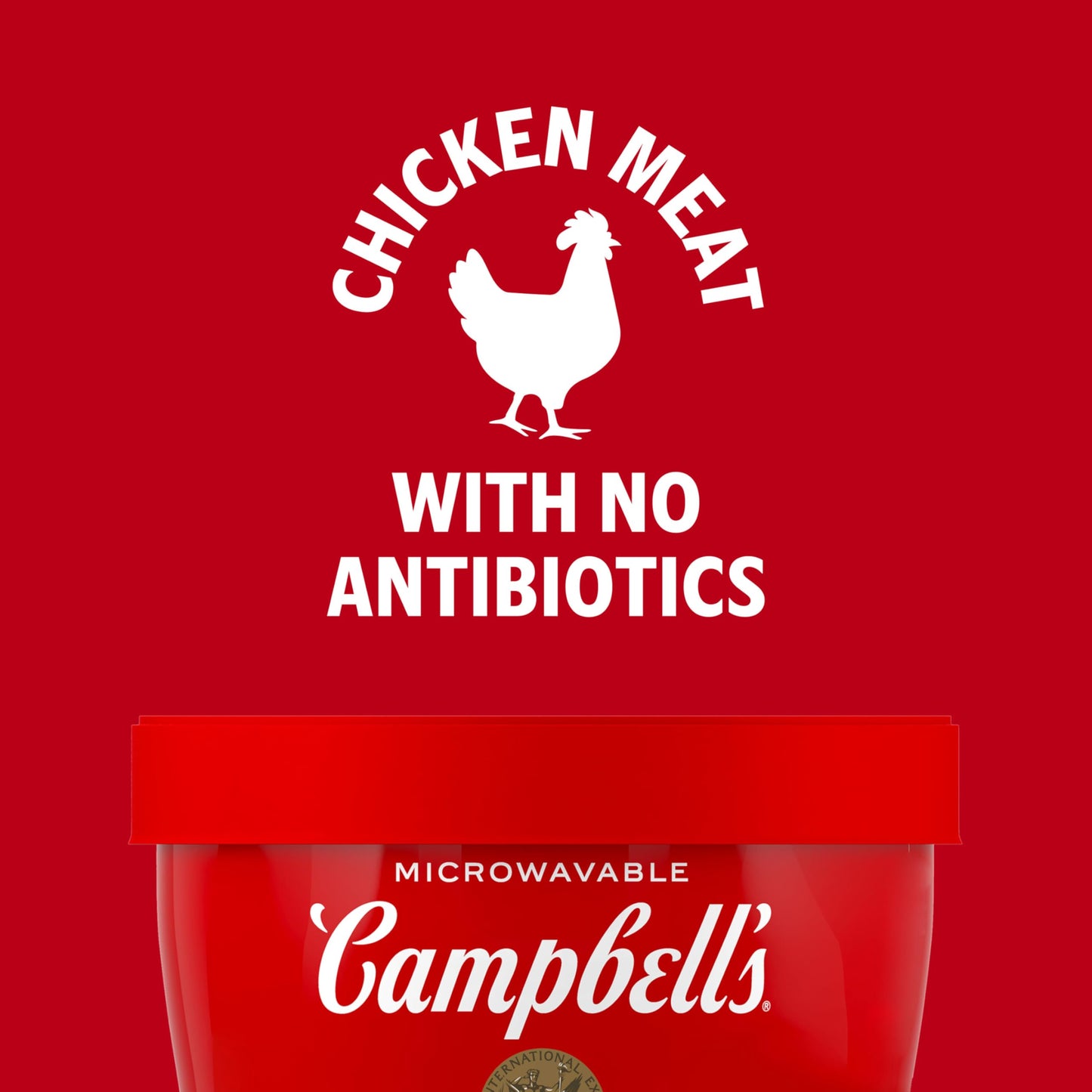 Campbell's Homestyle Chicken Noodle Soup, 15.4 Oz Microwavable Bowl (Case of 8)