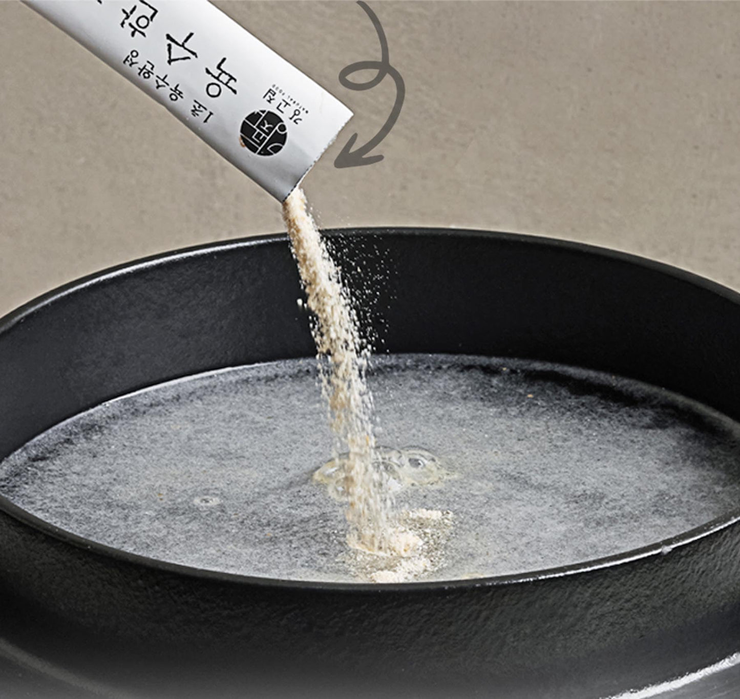Kanggojip Korean Soup Stock Powder, Seafood & Vegetable Broth Mix, Fast Dissolving Umami Seasoning, Individually Wrapped Sticks - 2.82 oz (80g)