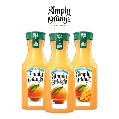 Simply Orange Juice with Calcium Bottle, 46 fl oz