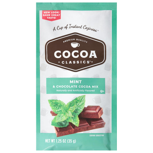Cocoa Classics, Cocoa Mix Mint & Chocolate, 1.25 Ounce