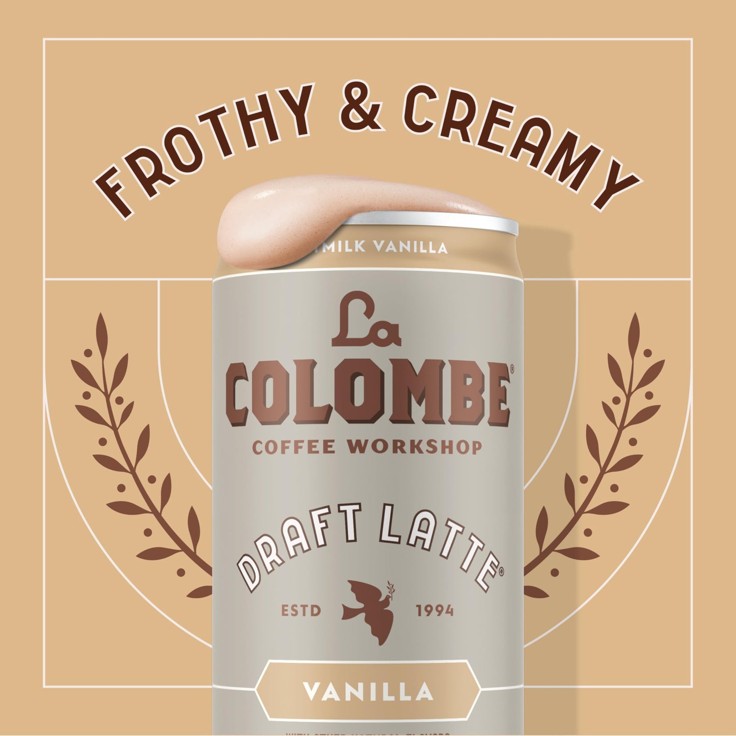 La Colombe Coffee, Oatmilk Vanilla Latte, 11 fl oz Cans (Pack of 12), Coffeehouse Quality Cold Brew, Specialty Grade Coffee Beans, Ready-to-Drink On-the-Go