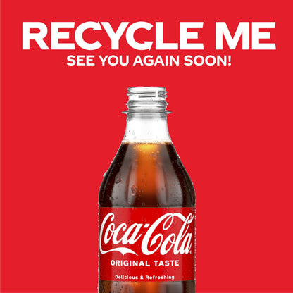 Coca-Cola Soda Soft Drink Bottles, 16.9 fl oz, 6 Pack