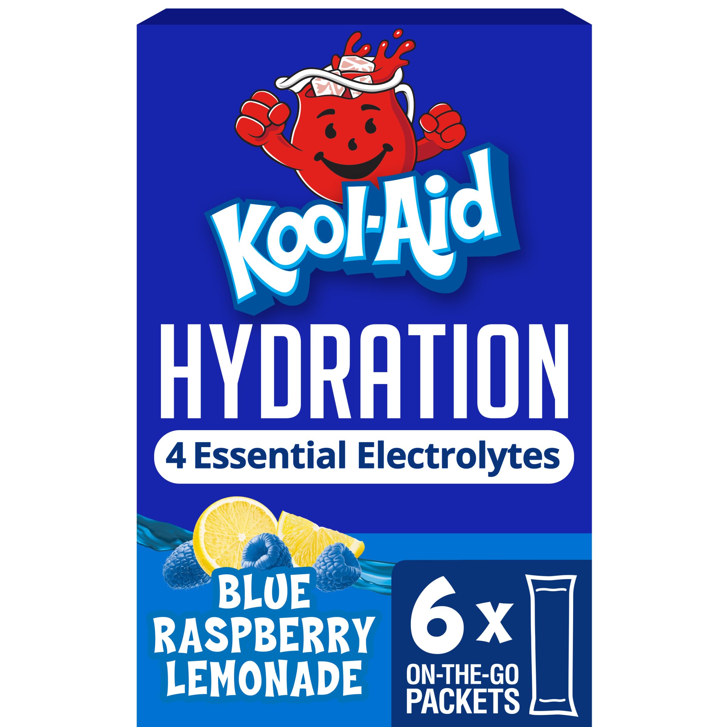 Kool-Aid Hydration Blue Raspberry Lemonade Artificially Flavored Drink ...