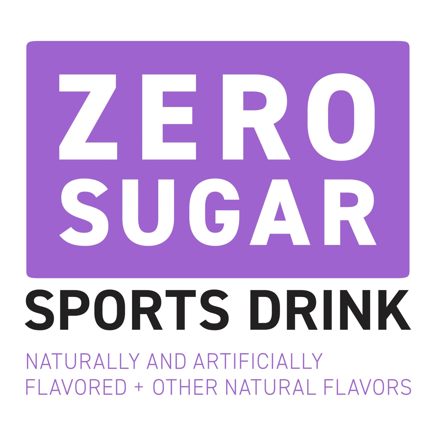 POWERADE Electrolyte Enhanced Zero Sugar Grape Sports Drink, 20 Ounce (Pack of 8)