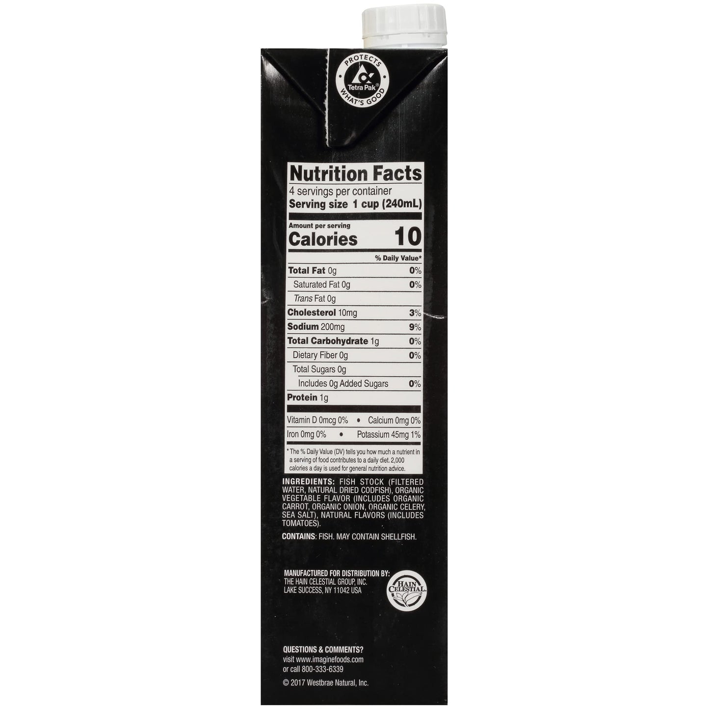 Imagine Seafood Stock, 32 fl oz (Pack of 6)