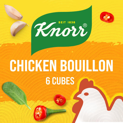 Knorr Chicken flavor Bouillon 6 Cubes 2.2 oz (Pack of 1)