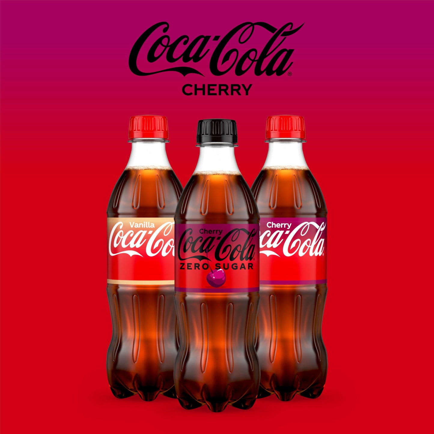 Coca-Cola Zero Sugar Cherry Diet Soda Soft Drink, 16.9 fl oz, 6 Pack