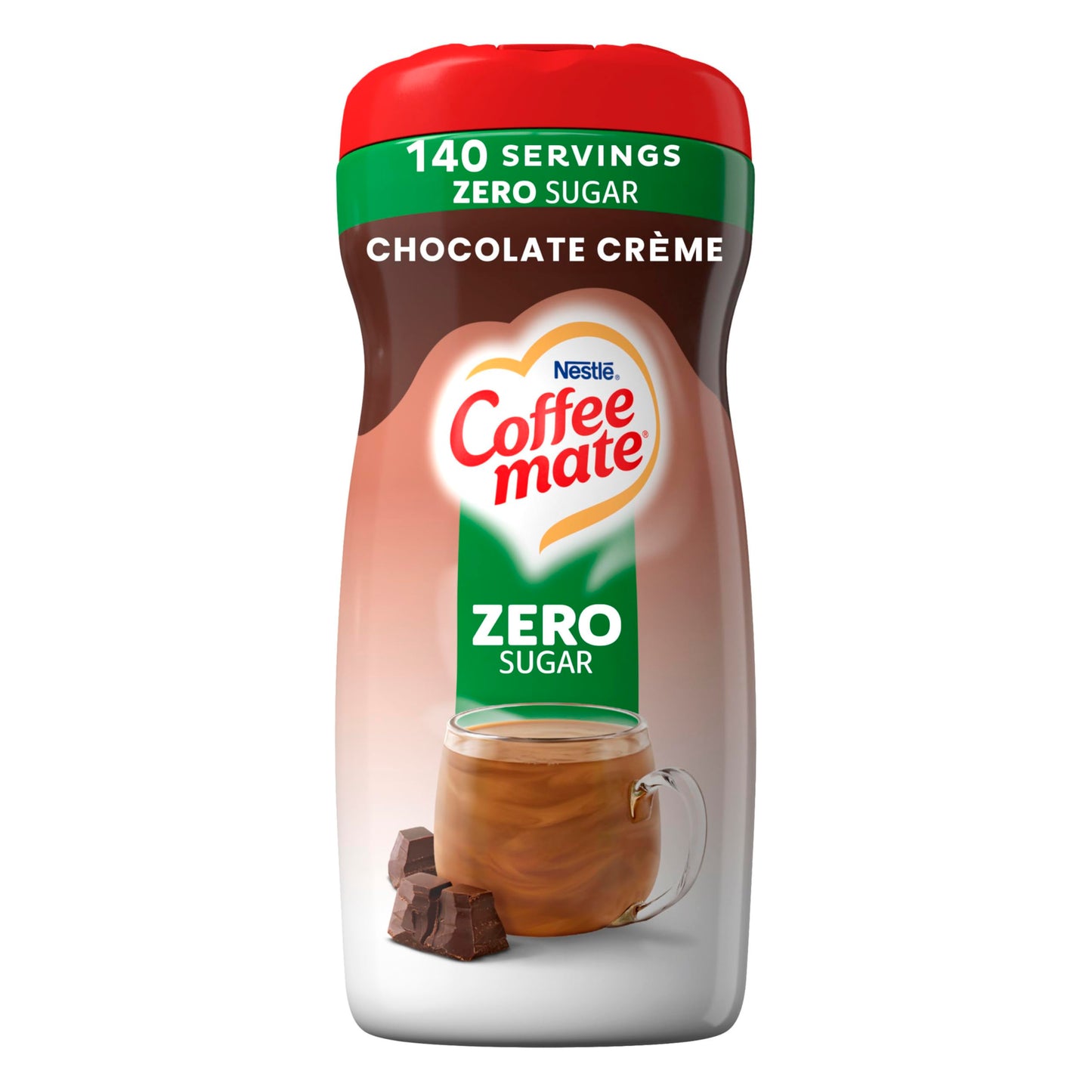 Coffee-mate Sugar Free Creamy Chocolate Powdered Coffee Creamer, 10.2 Ounce