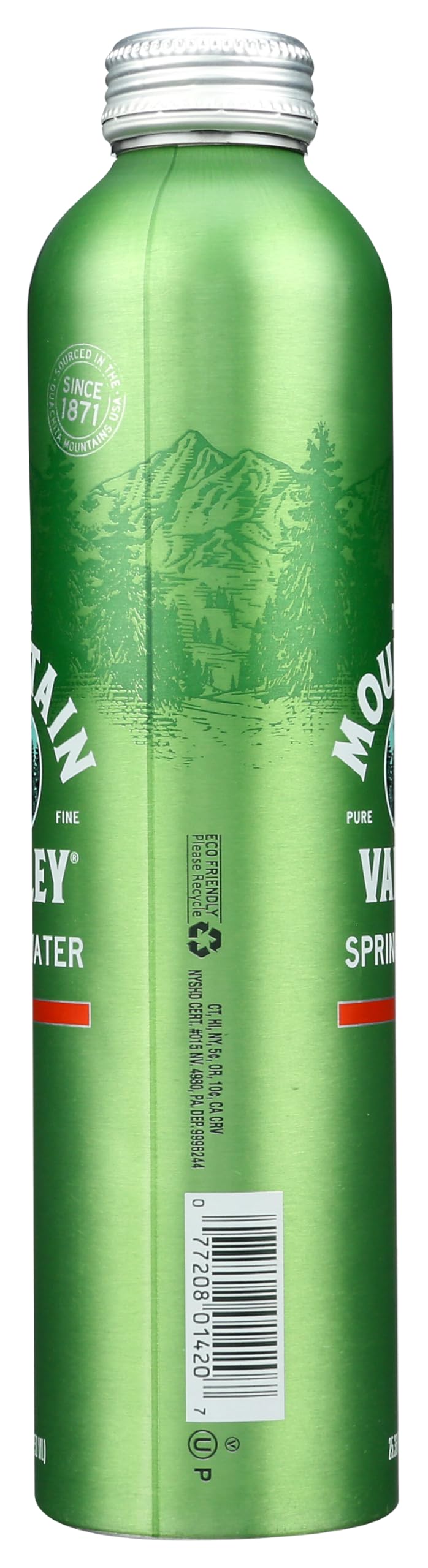 MOUNTAIN VALLEY WATER Spring Water, 25.36 FZ