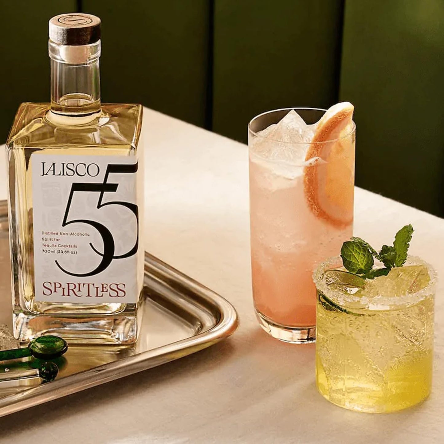 Spiritless Jalisco 55 Distilled Non-Alcoholic Tequila Bundle with Bloody Mary Mix - Bloody Maria - Premium Zero-Proof Liquor Spirits for a Refreshing Experience