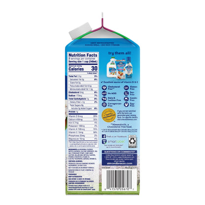 Almond Breeze Blue Diamond, Almond milk, Original, 64 Fl Oz