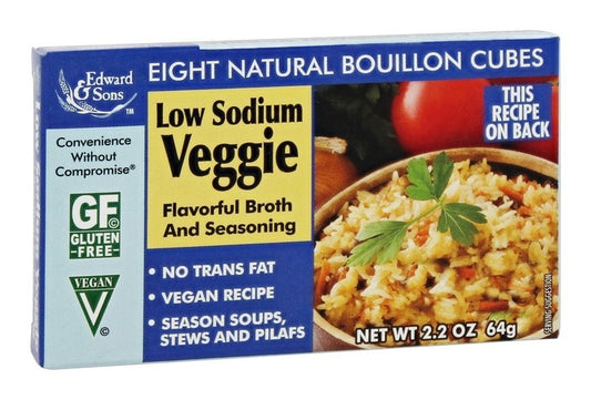 Vegetable Bouillon Cubes; Low Salt