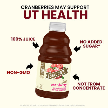 R.W. Knudsen Cranberry Juice Not from Concentrate, 32 fl oz (Pack of 1)